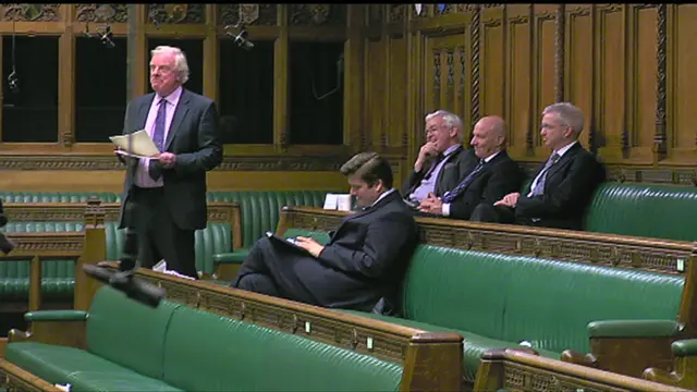 Sir Edward Leigh talking in the Commons