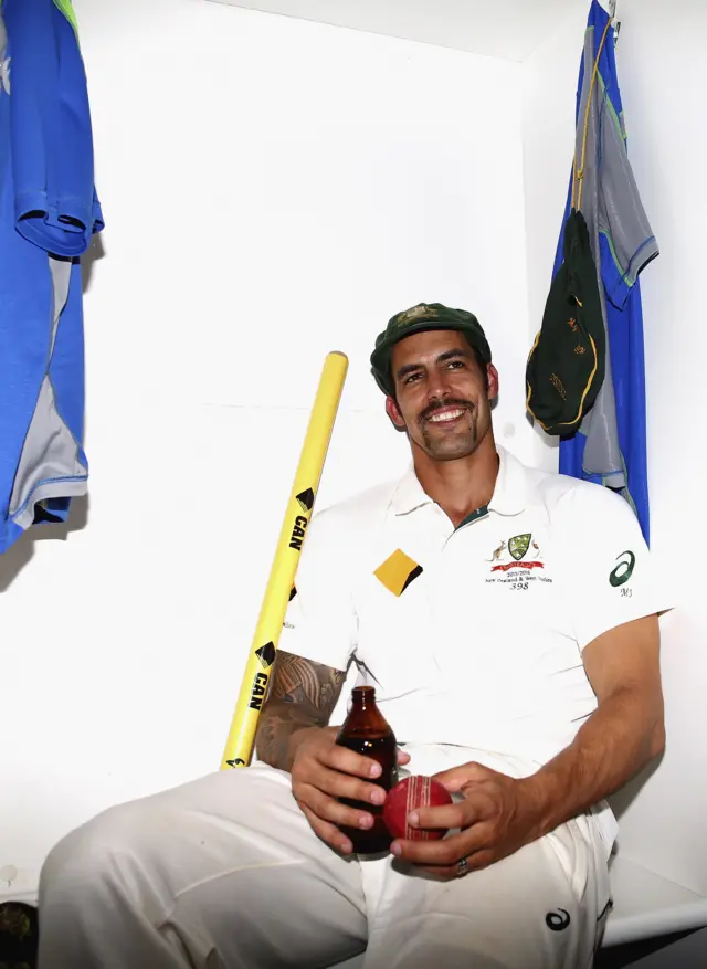 Mitchell Johnson of Australia