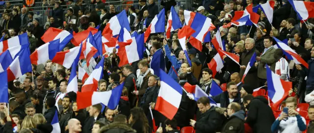 France fans at Wembley