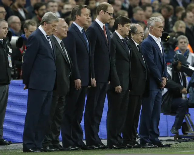 A minutes silence is observed by both England and France