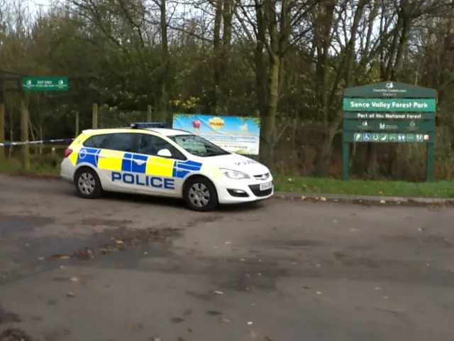 Police car at Sence Valley Forest Park