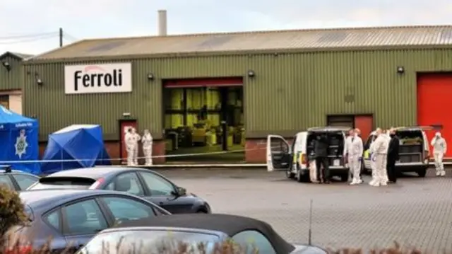 Two bodies were discovered at a warehouse