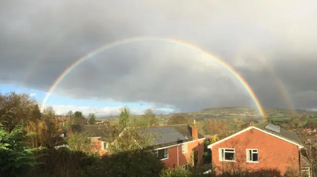 Double rainbow in Bromyard