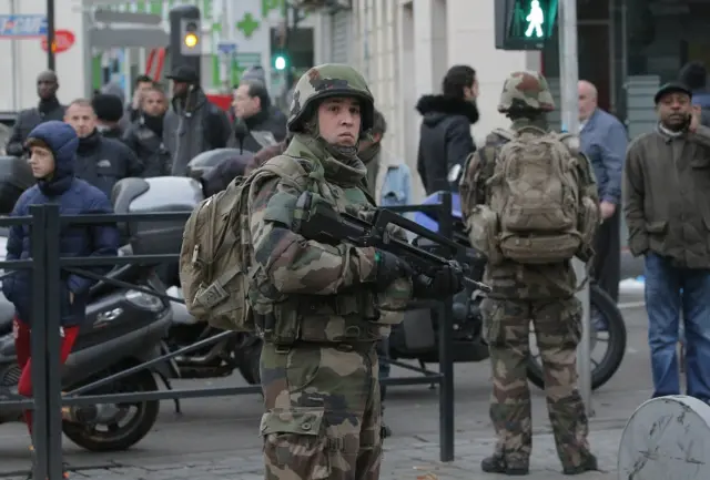 Soldier in St Denis