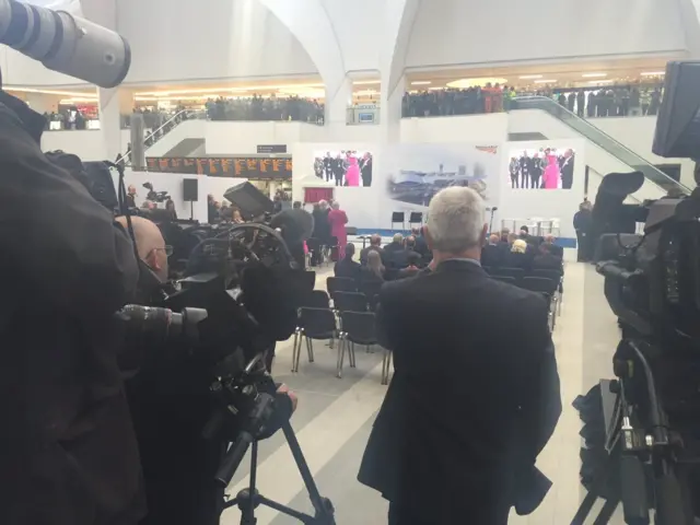 The Queen meets station workers