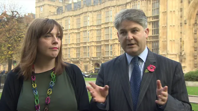 Jess Phillips and Philip Davies