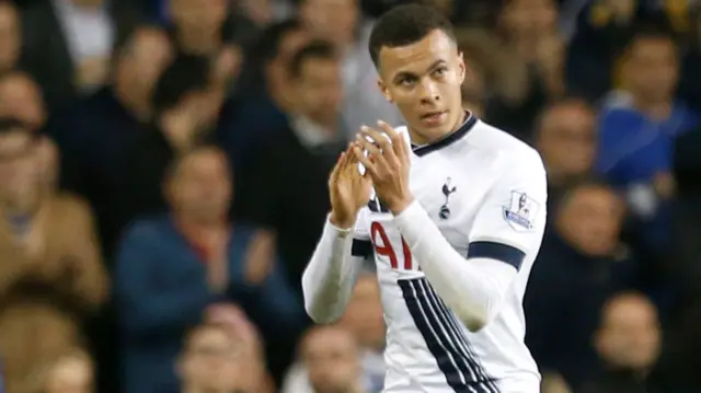 Dele Alli applauds