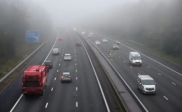 M3 Motorway in Hampshire