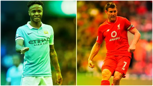 Raheem Sterling and James Milner