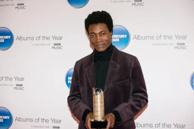 Benjamin Clementine on the red carpet