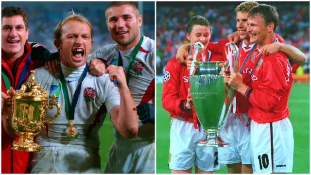 England win 2003 World Cup and Manchester United