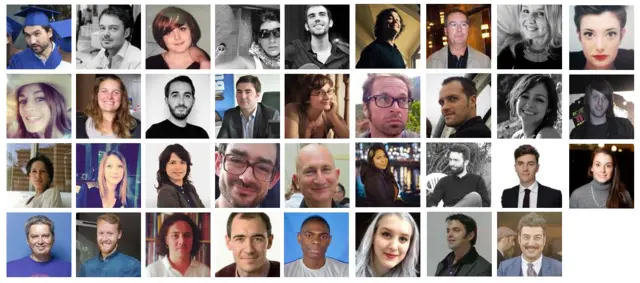 Victims of the Paris attacks