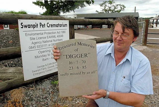 Alan McMaster owner of Swanpit Pet Crematorium