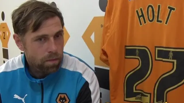 Wolves' on-loan striker Grant Holt