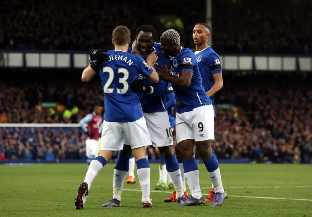 Everton celebrate