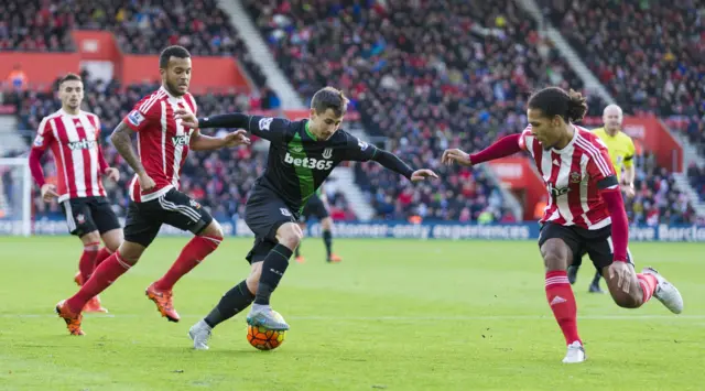 Bojan goes forward for Stoke