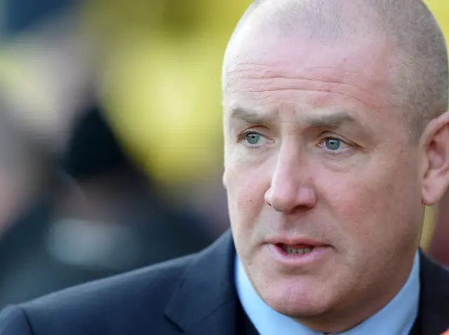 Rangers manager Mark Warburton