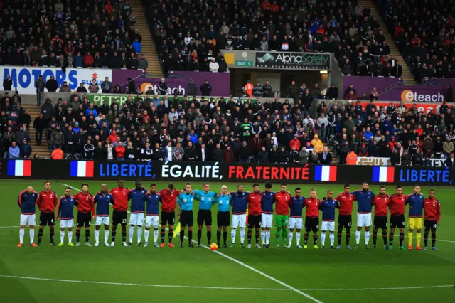 Swansea and Bournemouth line up