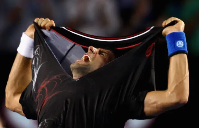 Novak Djokovic wins the 2012 Australian Open