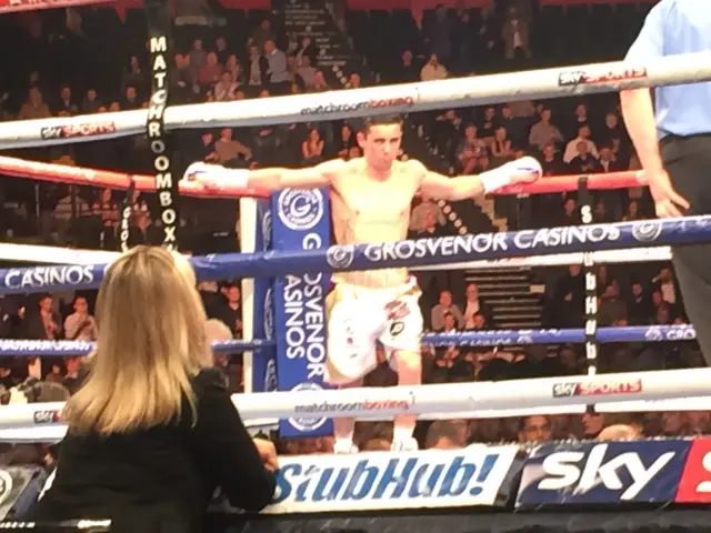 Anthony Crolla in the ring