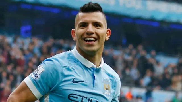 Manchester City striker Sergio Aguero