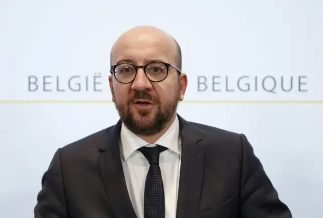 Belgian Prime Minister Charles Michel