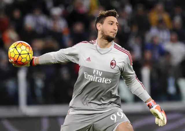 Milan's Gianluigi Donnarumma