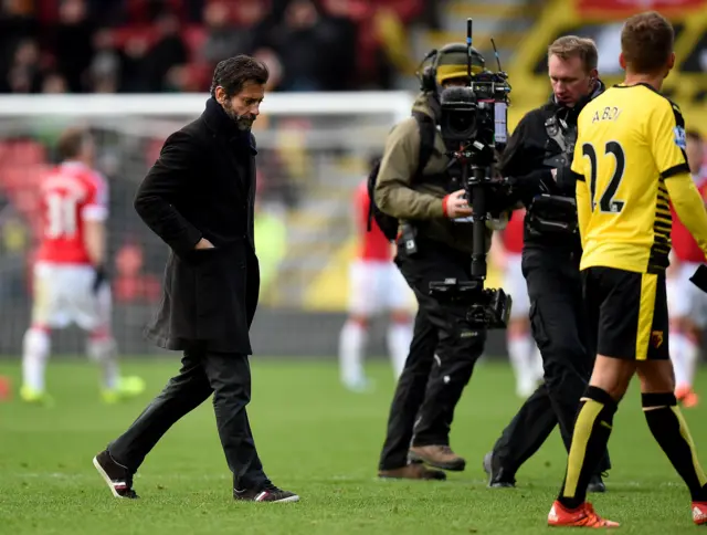 Watford manager Quique Sanchez Flores