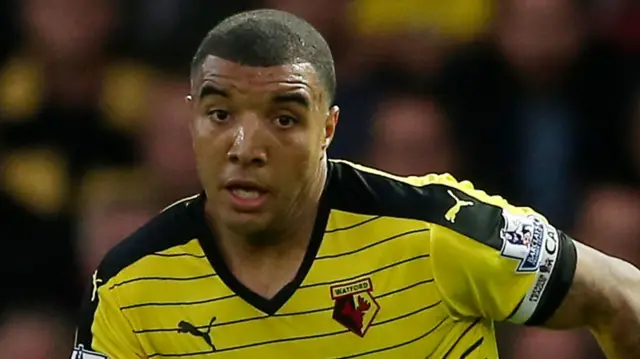 Watford striker Troy Deeney