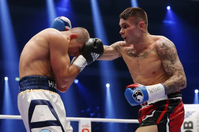 Martin Murray lands a punch