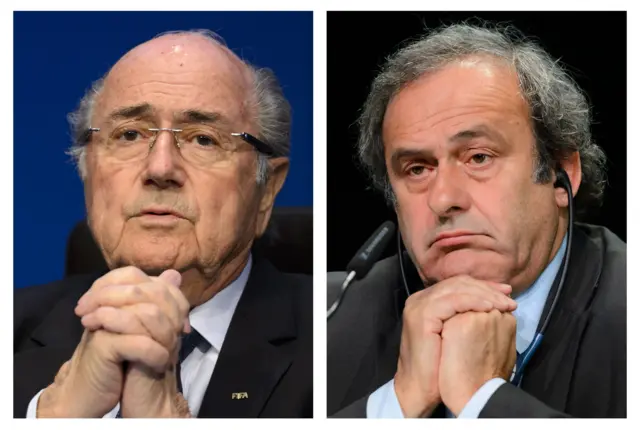 Sepp Blatter & Michel Platini