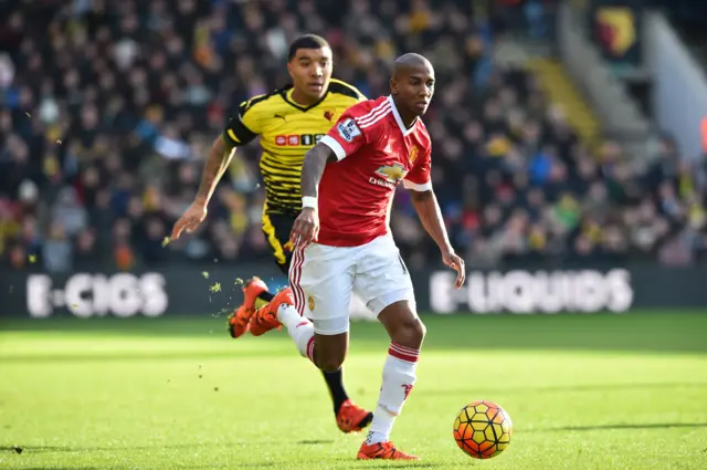 Manchester United winger Ashley Young