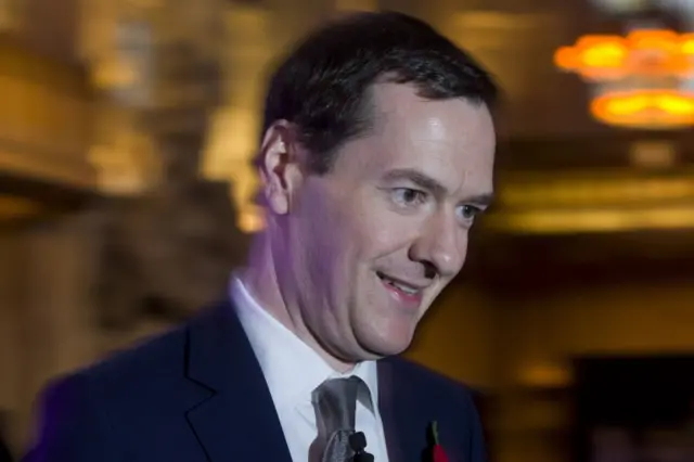 Britain's Chancellor of the Exchequer George Osborne