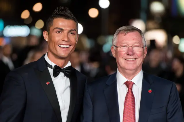 Cristiano Ronaldo and Sir Alex Ferguson