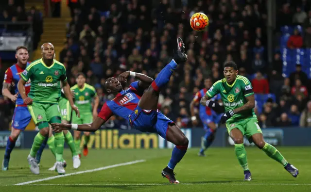 Yannick Bolasie with a chance