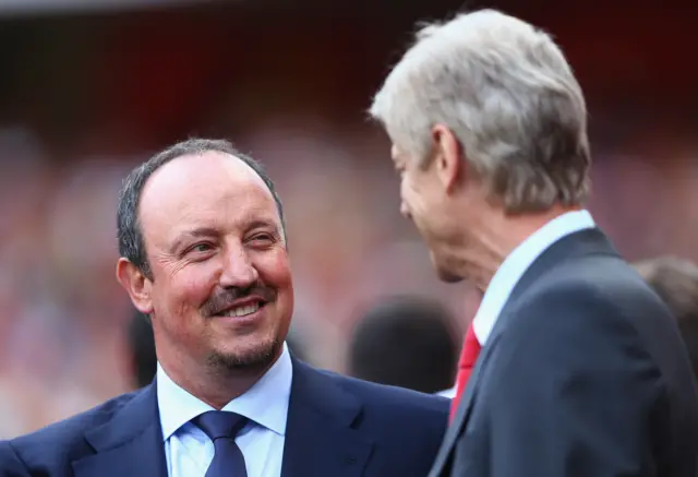 Rafa Benitez and Arsene Wenger