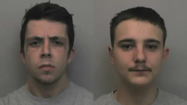 Sam Cooksley (left), 22 and Daniel Stray (right), 18