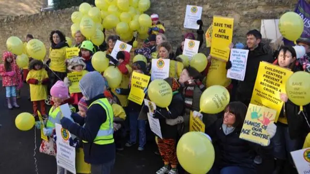 Chipping Norton children's centre protest