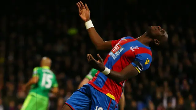 Yannick Bolasie is frustrated