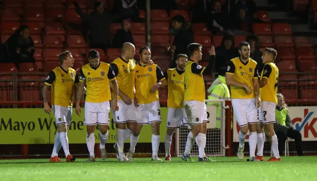 Northampton Town is congratulated