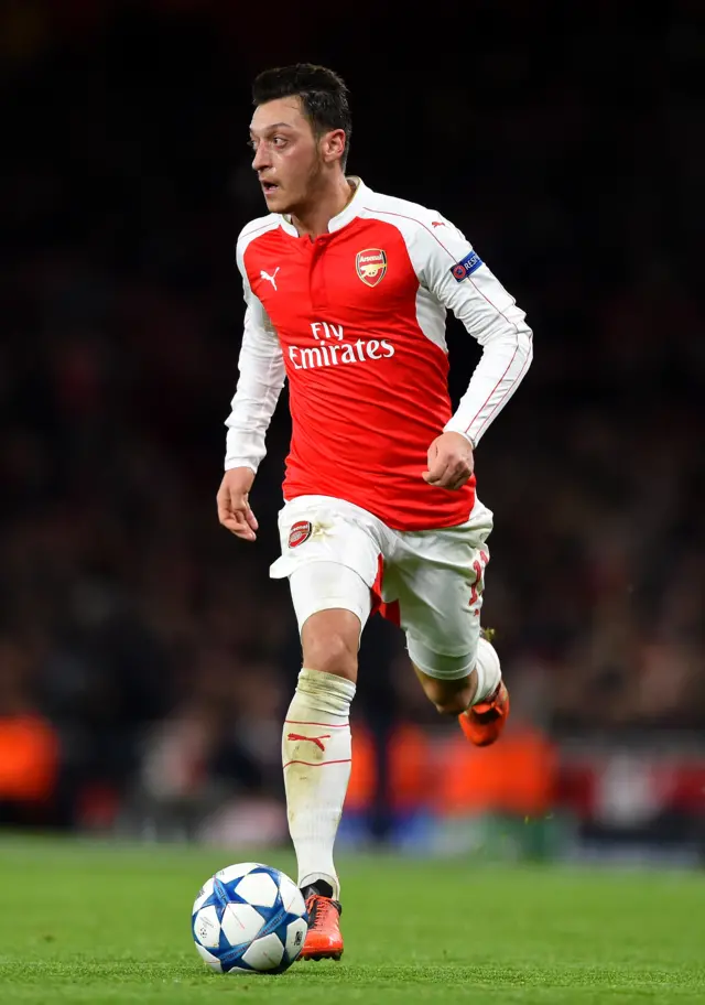 Mesut Oezil of Arsenal