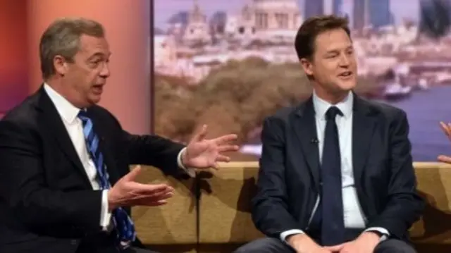 Farage and Clegg