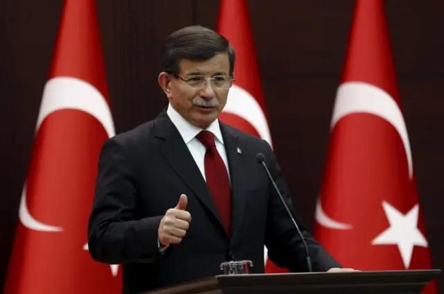 Turkish Prime Minister Ahmet Davutoglu