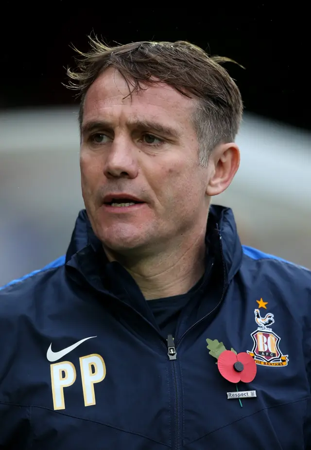 Bradford manager Phil Parkinson