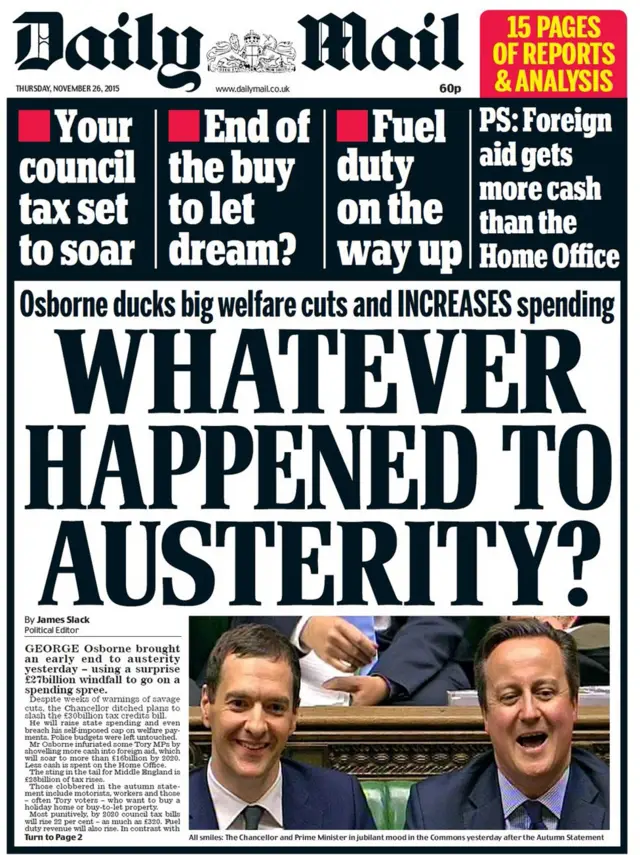 Mail front page