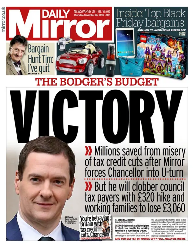 Mirror front page