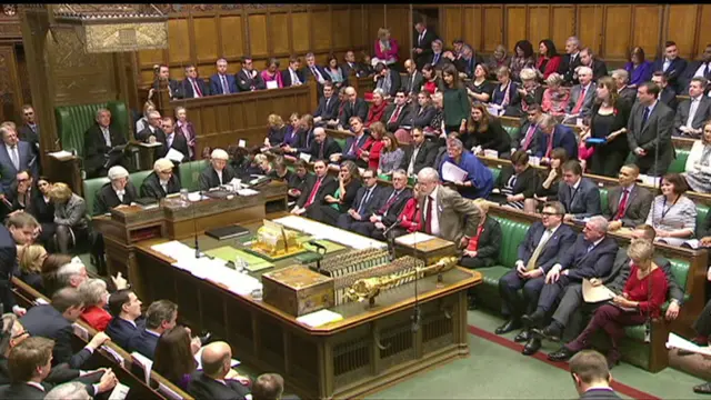 Jeremy Corbyn in the Commons