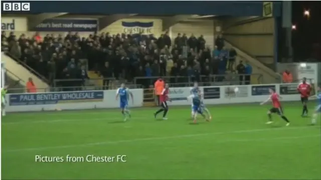 Chester FC goal