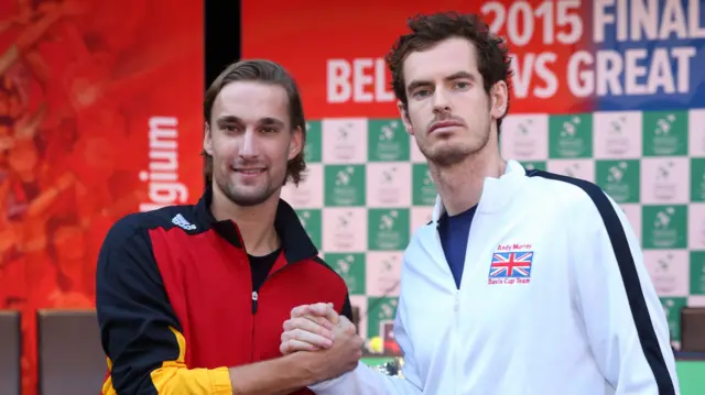 Ruben Bemelmans and Andy Murray