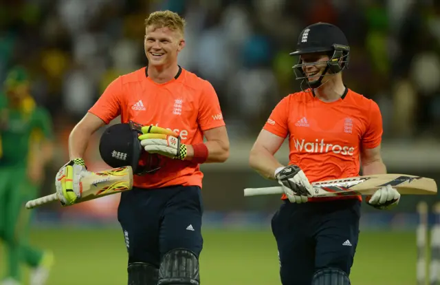 Sam Billings and Eoin Morgan